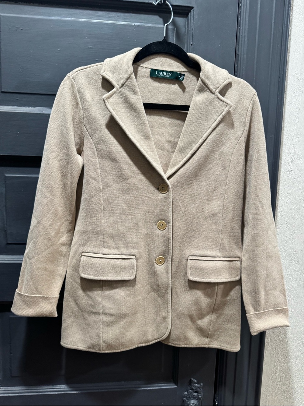 Lauren Ralph Lauren Women's Cream Blazer Jacket